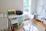 Third bedroom is a dedicated nursery - perfect for new families 